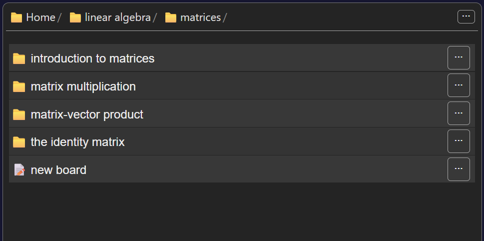 Preview of the storage system